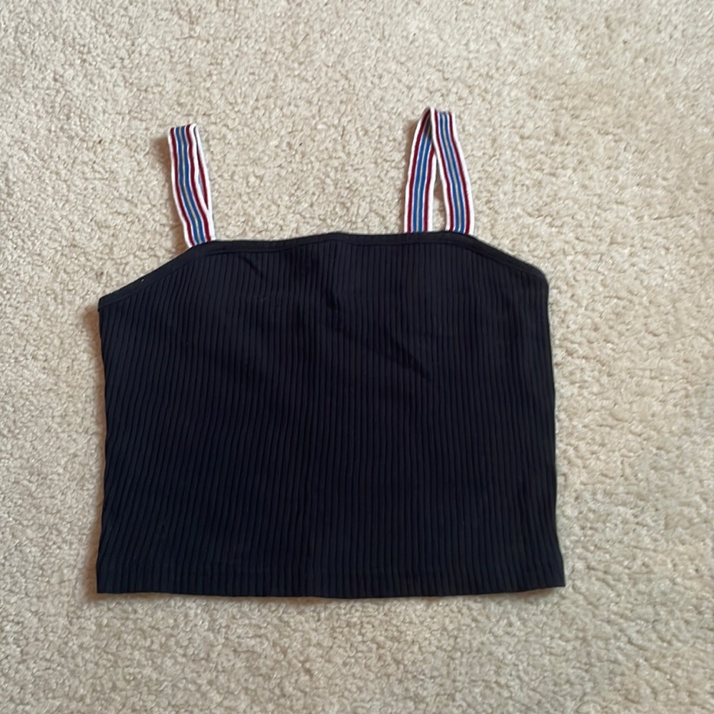Black tank top